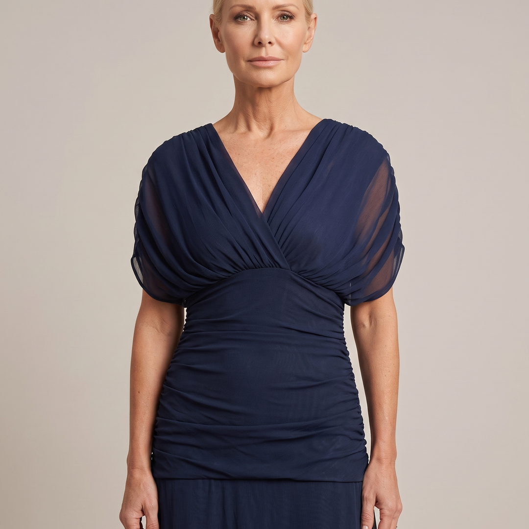 Avery | Elegant Blue Dress