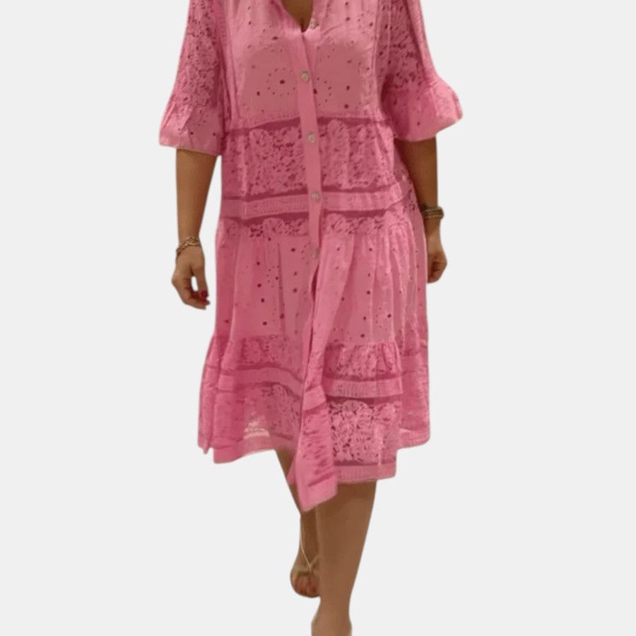 Cherylann™ | Floral Midi Dress