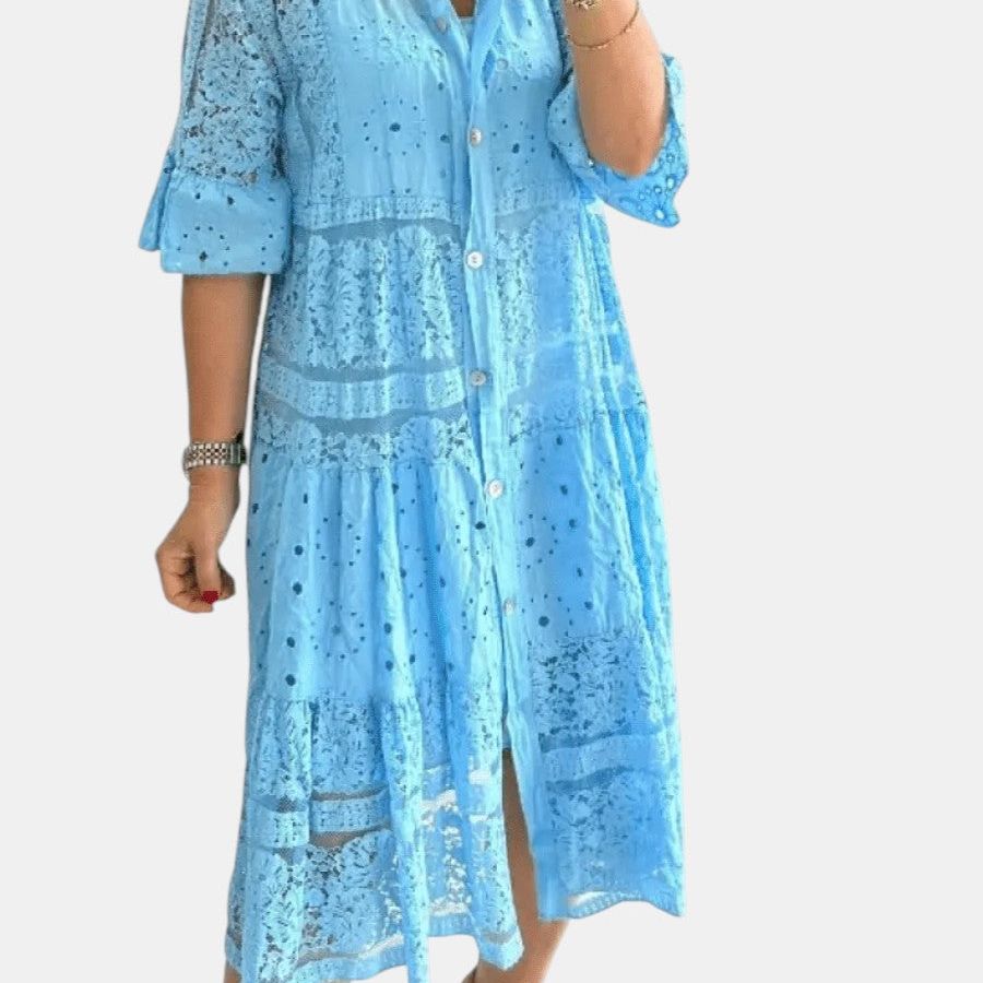 Cherylann™ | Floral Midi Dress