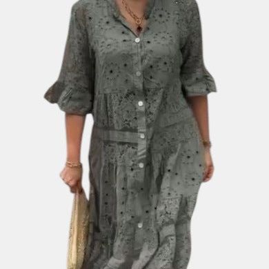 Cherylann™ | Floral Midi Dress